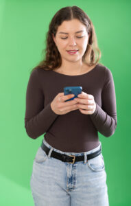 Contact met een medium via WhatsApp